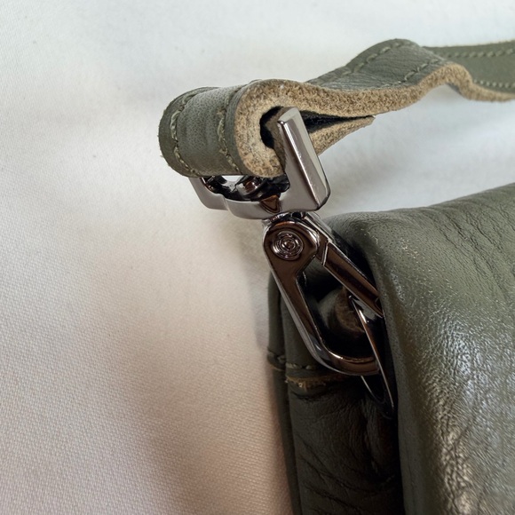 Hammitt VIP Olive Green Leather Crossbody Shoulder Bag Gunmetal Hardware - Picture 7 of 16